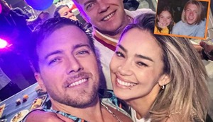 Julián Zucchi se reencontró con Sandra de Parchis y juerguearon en su fiesta de cumpleaños en Argentina