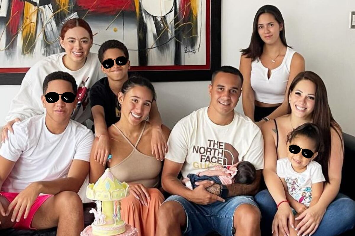 Melissa Klug y su familia