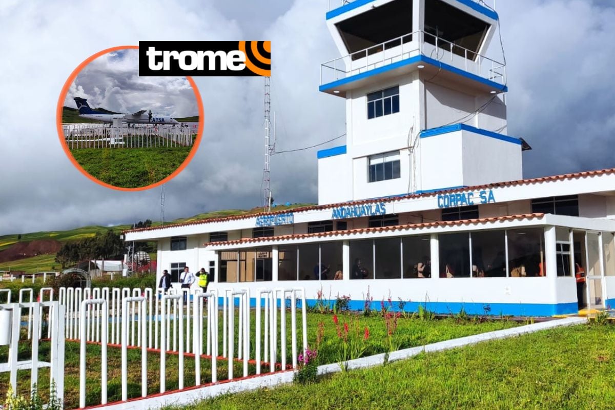 Andahuaylas ya tiene alas. Ya es una realidad la conexión aérea con Lima. Foto: Madeley Lozano/Trome