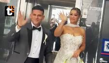 ¡Christian Domínguez y Karla Tarazona se casaron! Primeras imágenes antes y después de darse el ‘sí’