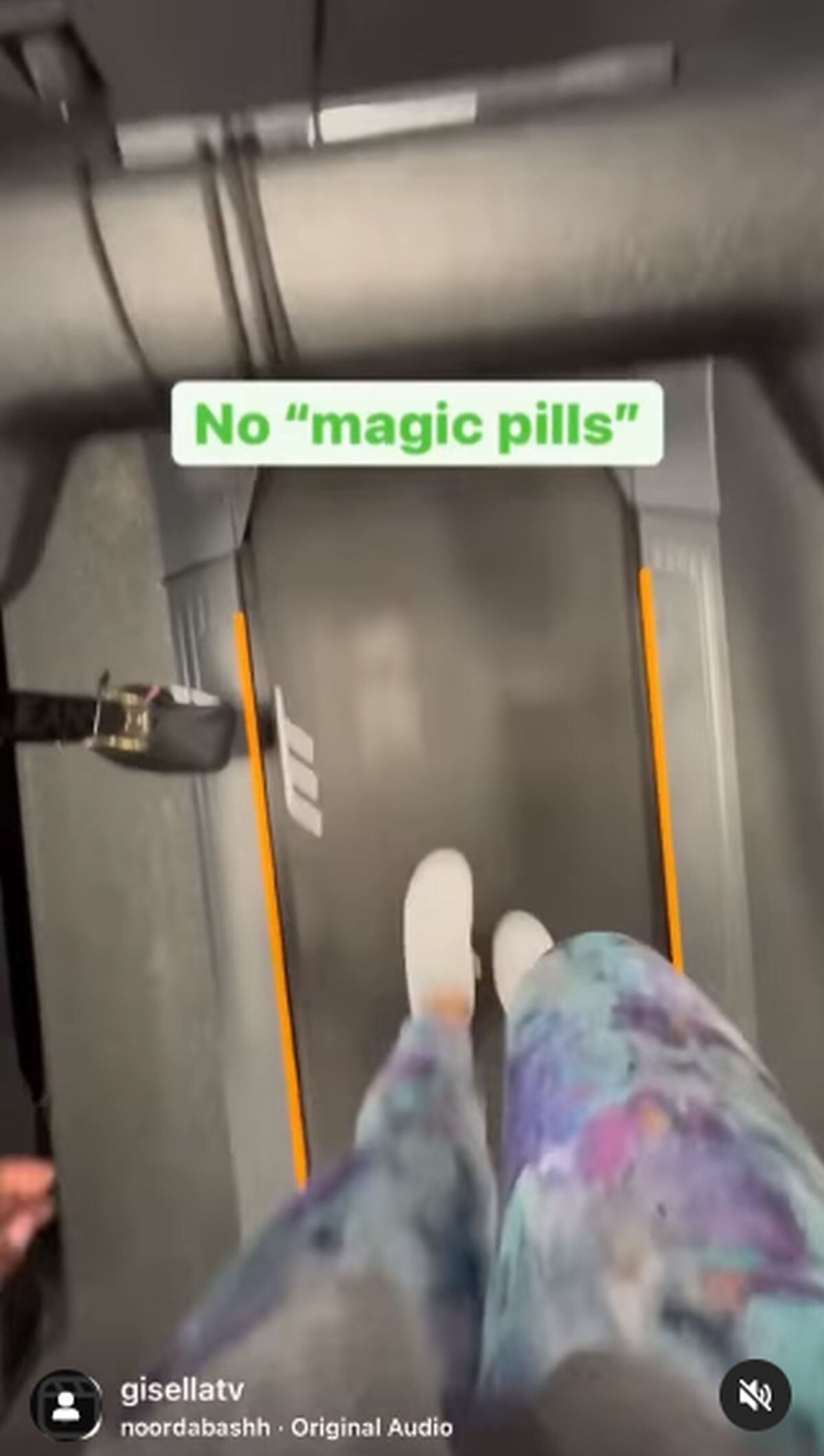 La rutina de ejercicios que siguió la actriz mexicana (Foto: Gisella Aboumrad / Instagram)