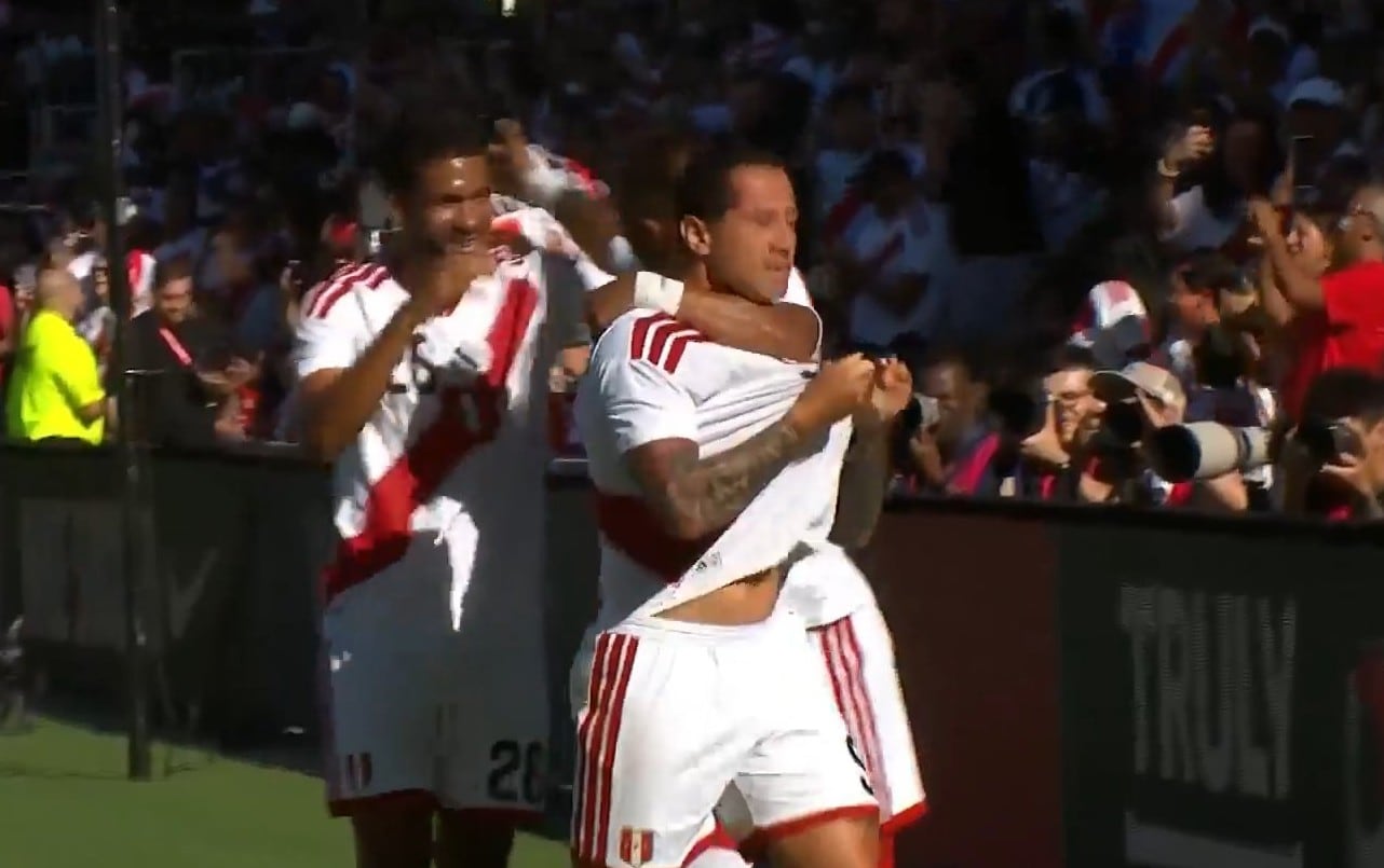 Gianluca Lapadula es la principal carta de gol de Perú. (Captura América Tv)