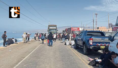 Nazca en alerta roja por huelga de mineros informales: escasez de combustibles por bloqueo en la Panameri...