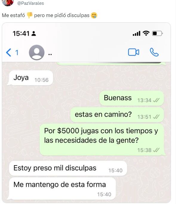 Foto: @PazVarales