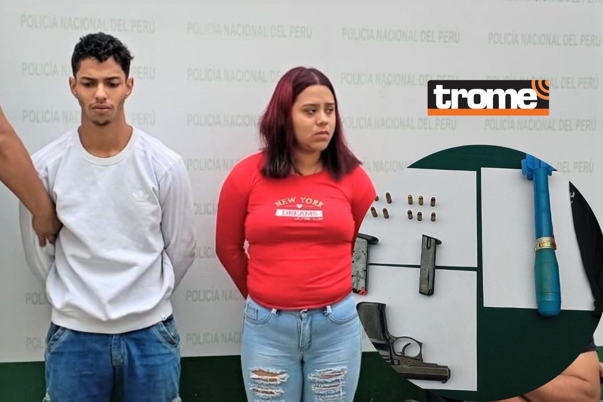 Venezolanos, de la ciudad de Aragua, fueron capturados por la Policía de La Victoria con granada instalaza y otras armas.