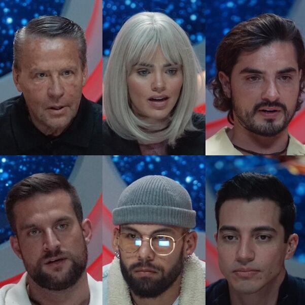 Alfredo Adame, Thalí García, Christian Estrada, Clovis Nienow, Carlos “El Cañón” Gómez y Rodrigo Romeh son los nominados el último jueves | Foto: Captura/ @lacasadelosfamosostlmd