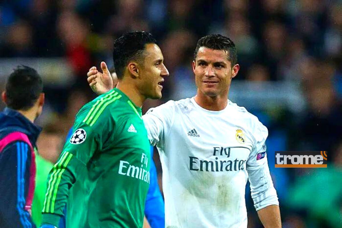 Cristiano Ronaldo y Keylor Navas juntos otra vez (Foto: Getty Images)