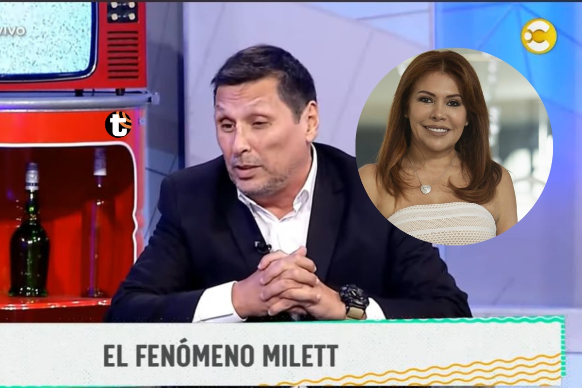 Papelito Cáceres se presentó en televisión argentina para hablar sobre el 'fenómeno Milett'.