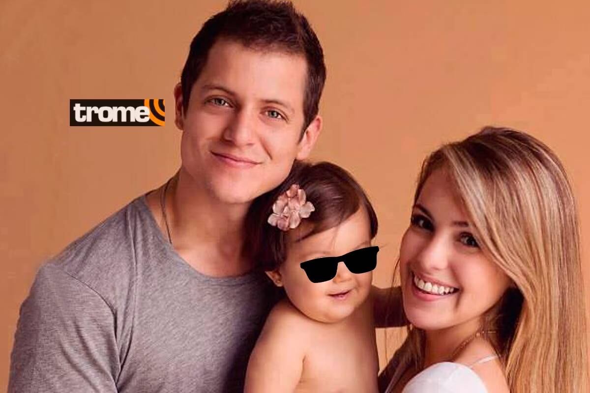 Gino Pesaressi y Mariana Vértiz celebraron el cumpleaños de su hija, pero parece que todo fue canje. Foto: Difusión