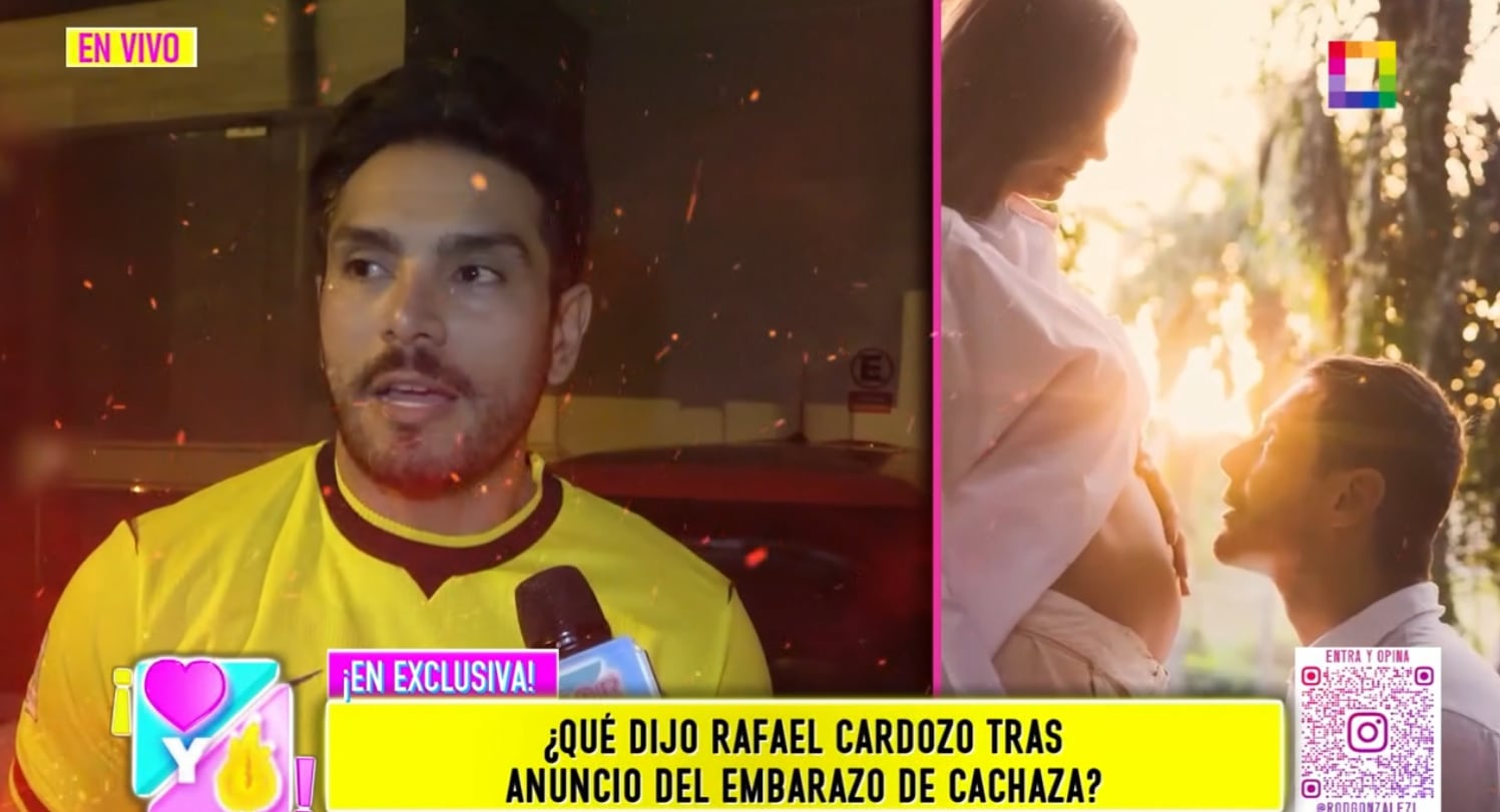 Rafael Cardozo le desea lo mejor a su expareja Carol Reali, quien anunció su embarazo.