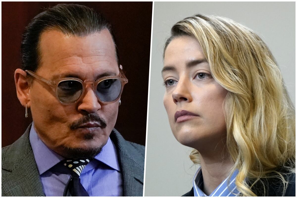 Johnny Depp y Amber Heard se enfrentan en un multimillonario juicio por difamación. (Foto: Elizabeth Frantz/AFP)