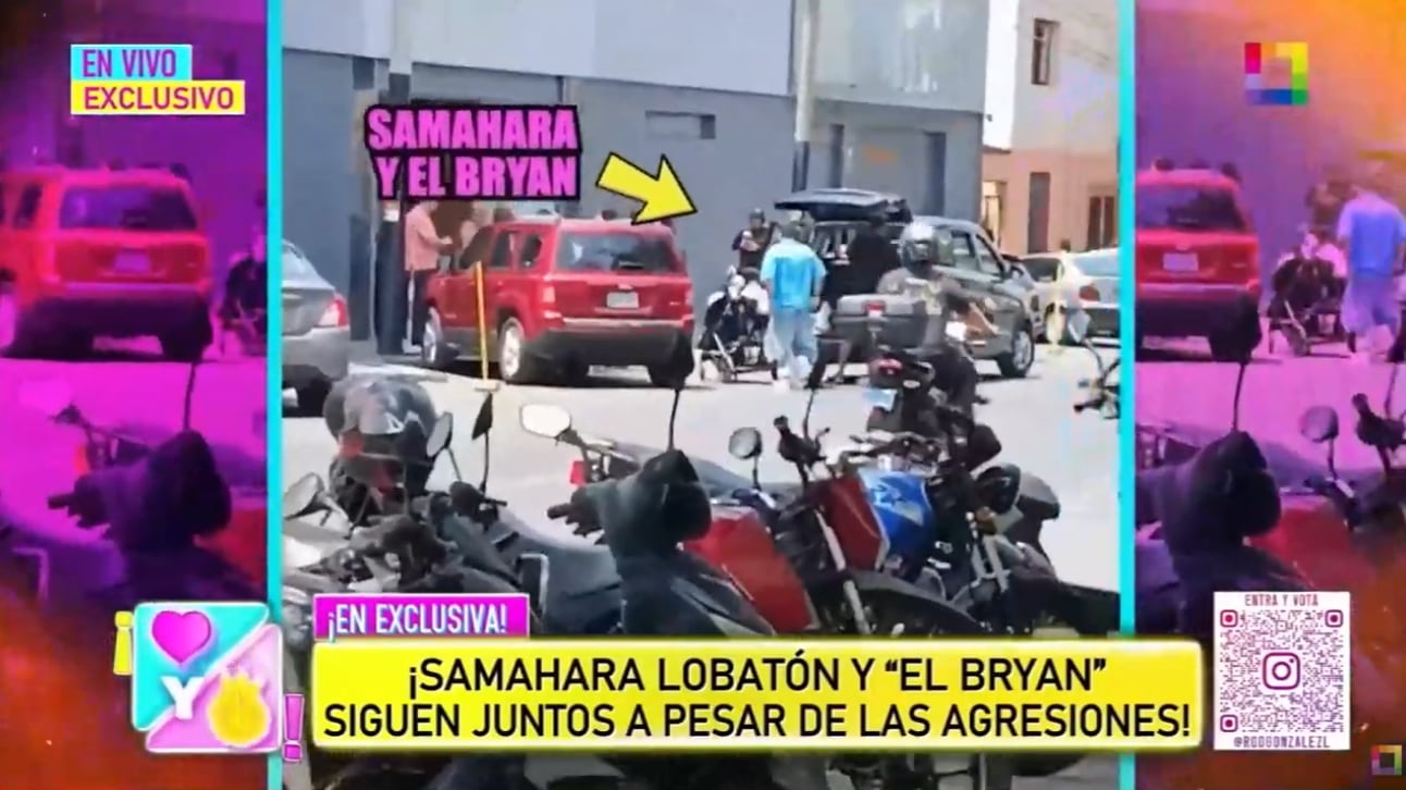Samahara Lobatón y Bryan Torres asistiendo a una iglesia evangélica tras anunciar separación en el 2025.