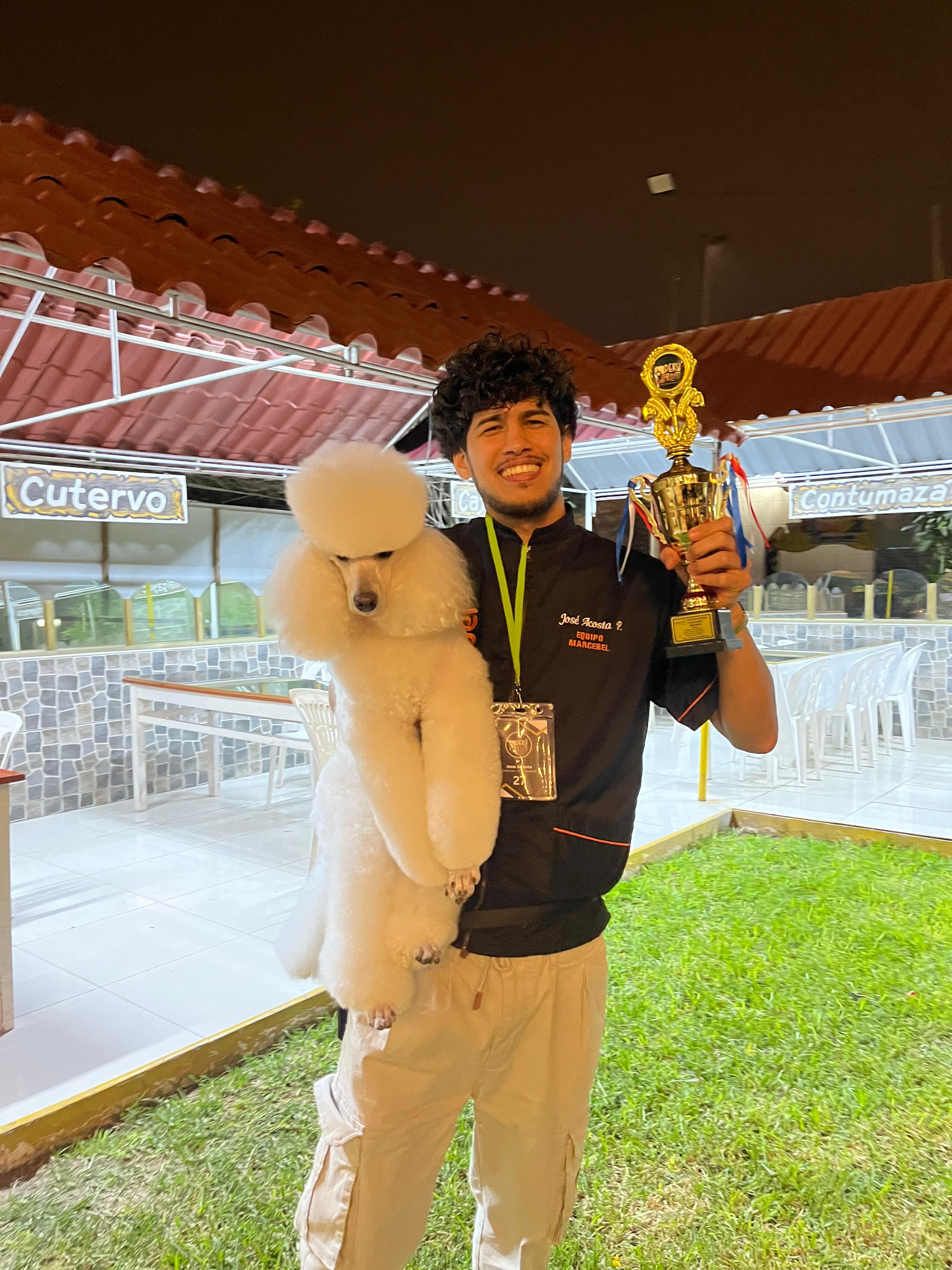 José ganó su primera competencia en el 2024.