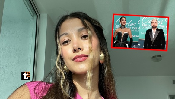 Luciana Fuster se lució al lado de compositor colombiano