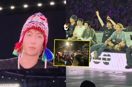 RM de los BTS se pronuncia tras disturbios afuera del hotel y show de drones: “Es un acto no correcto”