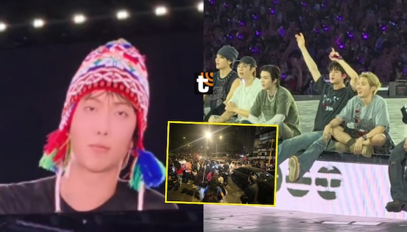 TROME- RM de los BTS se pronuncia tras disturbios afuera del hotel y show de drones: “Es un acto no correcto”