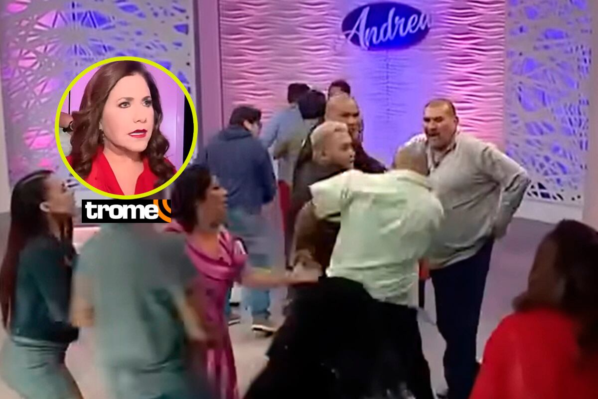 Andrea Llosa: Así reaccionó tras la fuerte pelea en su set.