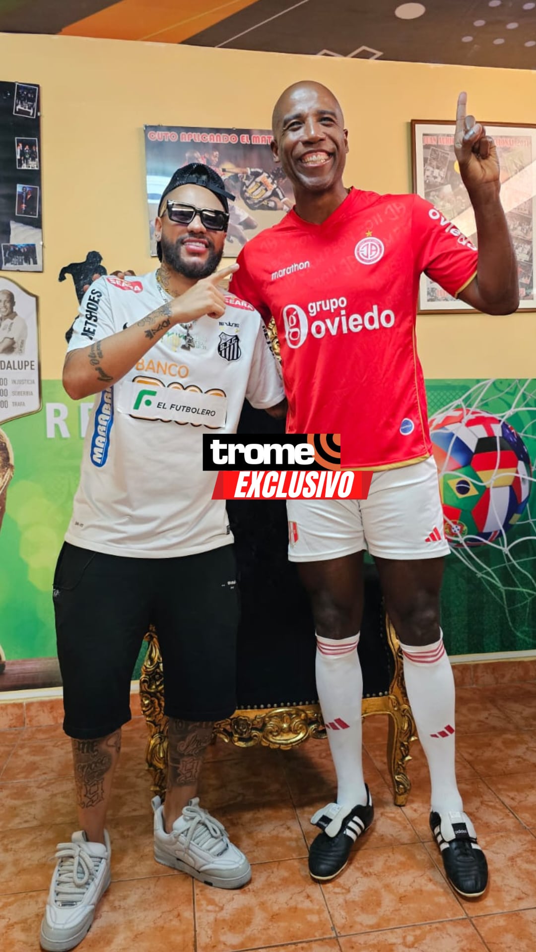 Cuto Guadalupe se reencontró con ‘Neymar’: Así recordaron el día que le sacó ‘el matamoscas’