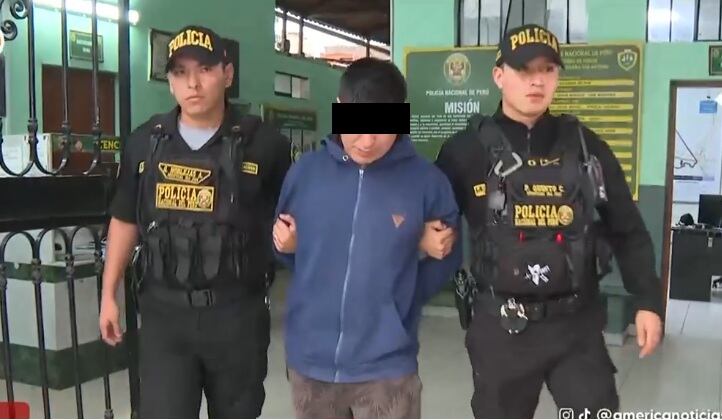Cómplice fue detenido por la policía. (América Noticias)