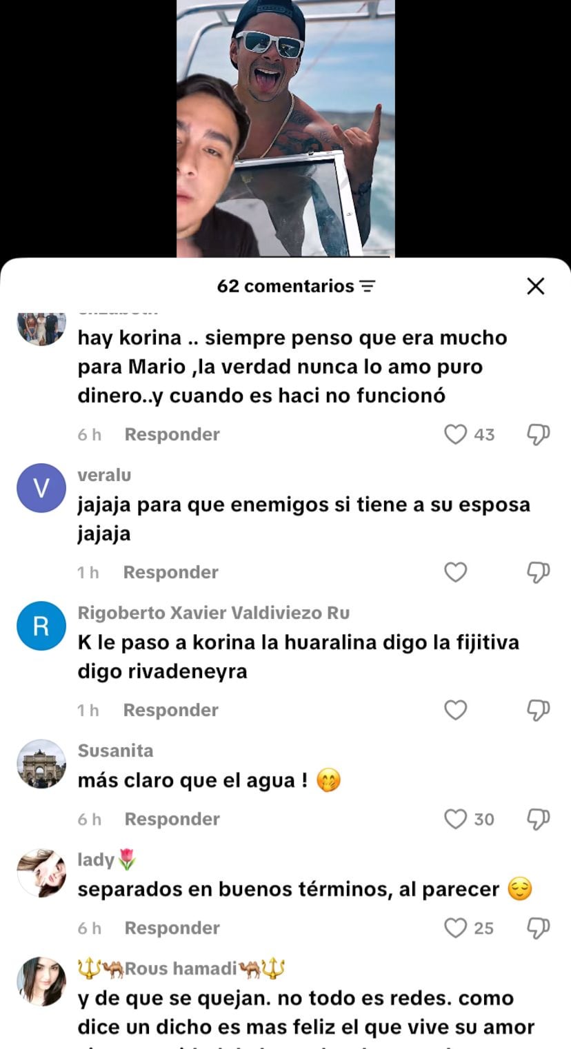 Internautas reaccionan al saludo de Korina.