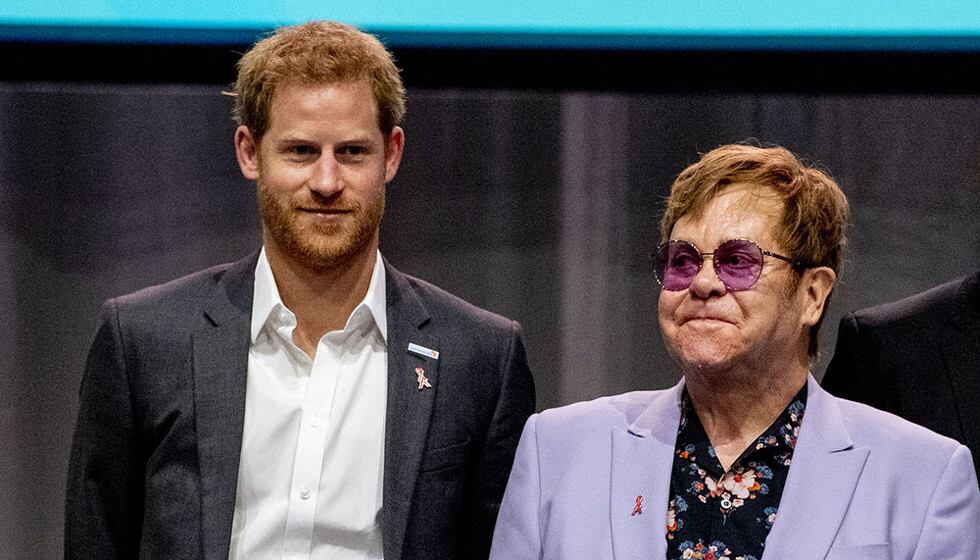 Tanto Elton John como el príncipe Harry han mostrado admiración el uno por el otro. (Foto: Getty)