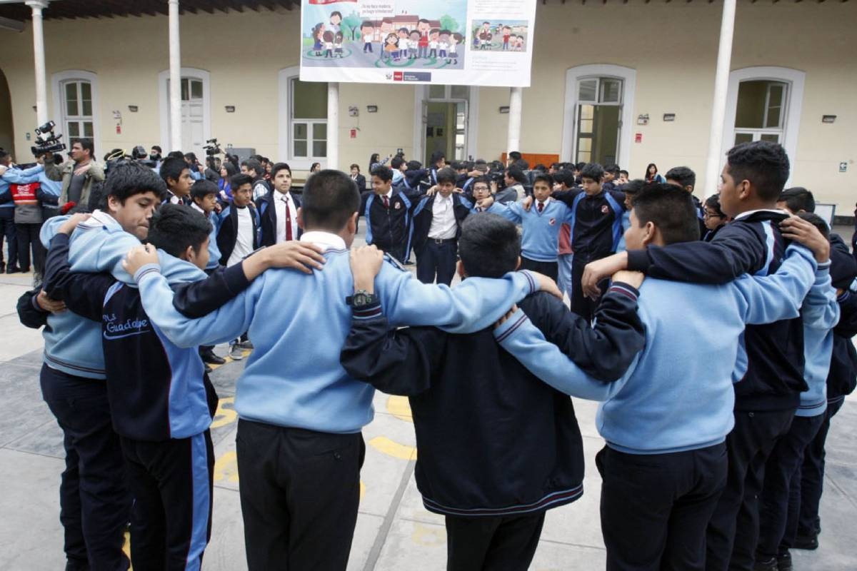 Programa permitió que miles de escolares sepan cómo actuar en caso de desastres en Lima. Foto referencial