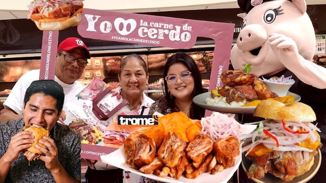 La carne de cerdo es nutritiva y práctica para preparar y tiene entre sus estrellas al chicharrón. (Entrevista y foto composición: Isabel Medina / Trome).