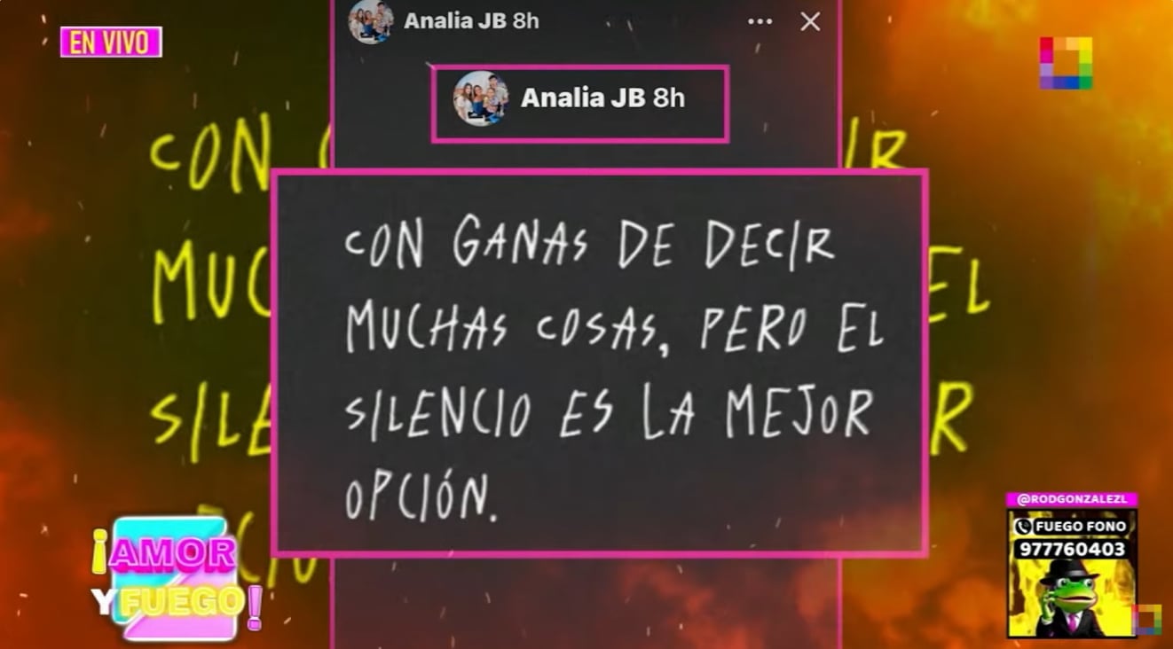 Analía Jiménez comparte potentes mensajes tras revelarse demanda de divorcio de su ex por infidelidad.