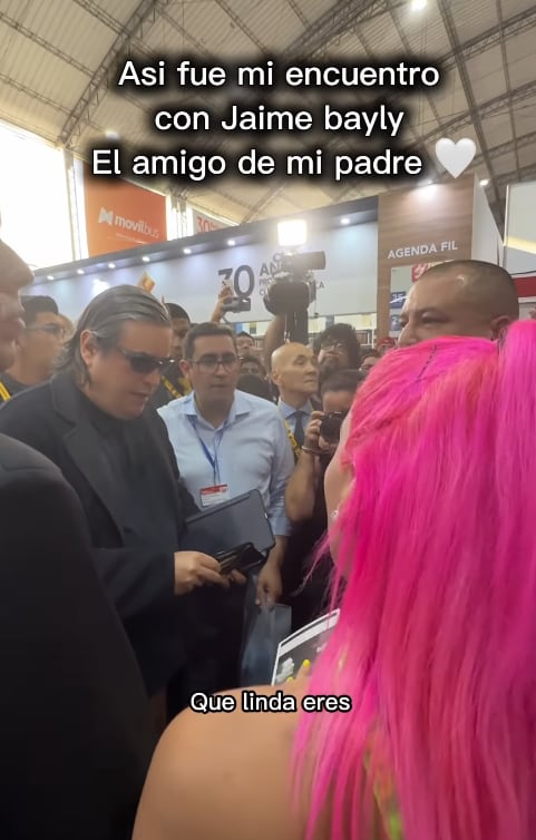 Jaime Bayly se reencontró con la hija de Tongo, Cint G.