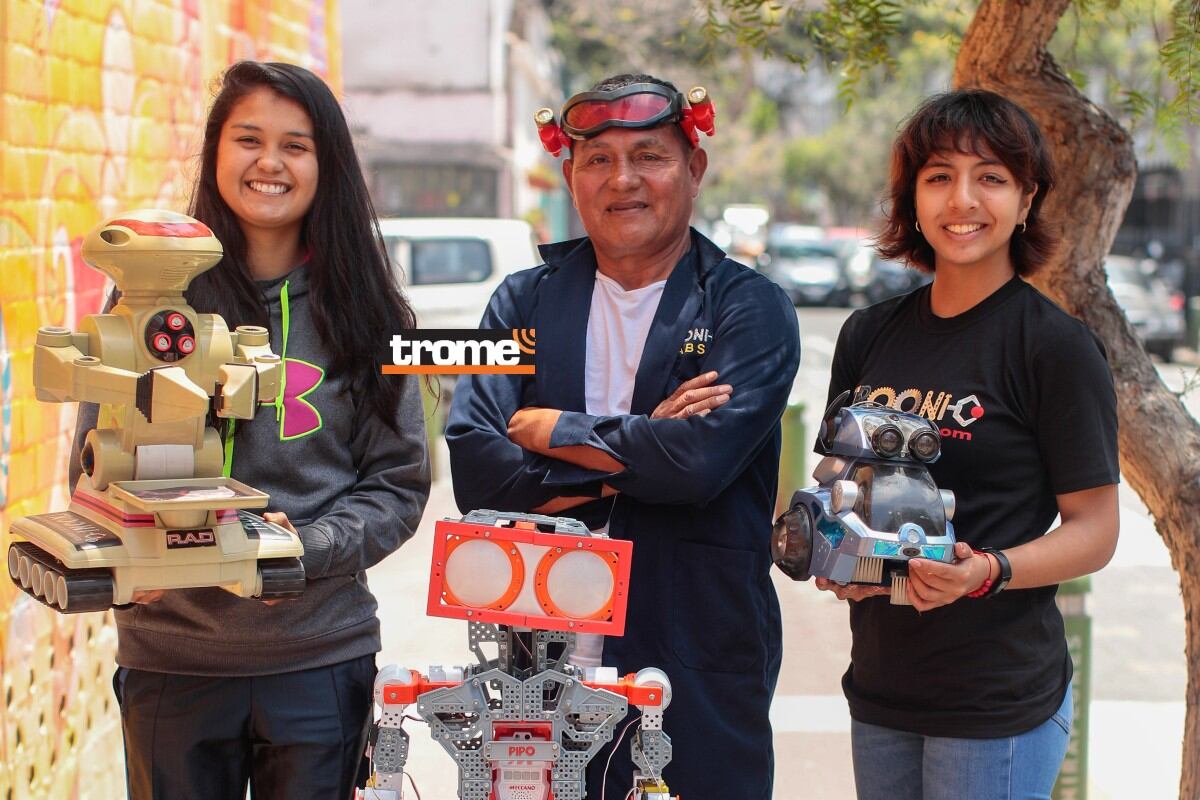 Peruano busca promover el interés de los niños en la tecnología y robótica. (Entrevista: Isabel Medina / Foto: Lenin Tadeo / Trome)