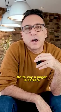 Carlos Galdós explicó por qué no quiso pagarle la carrera universitaria a su hija.