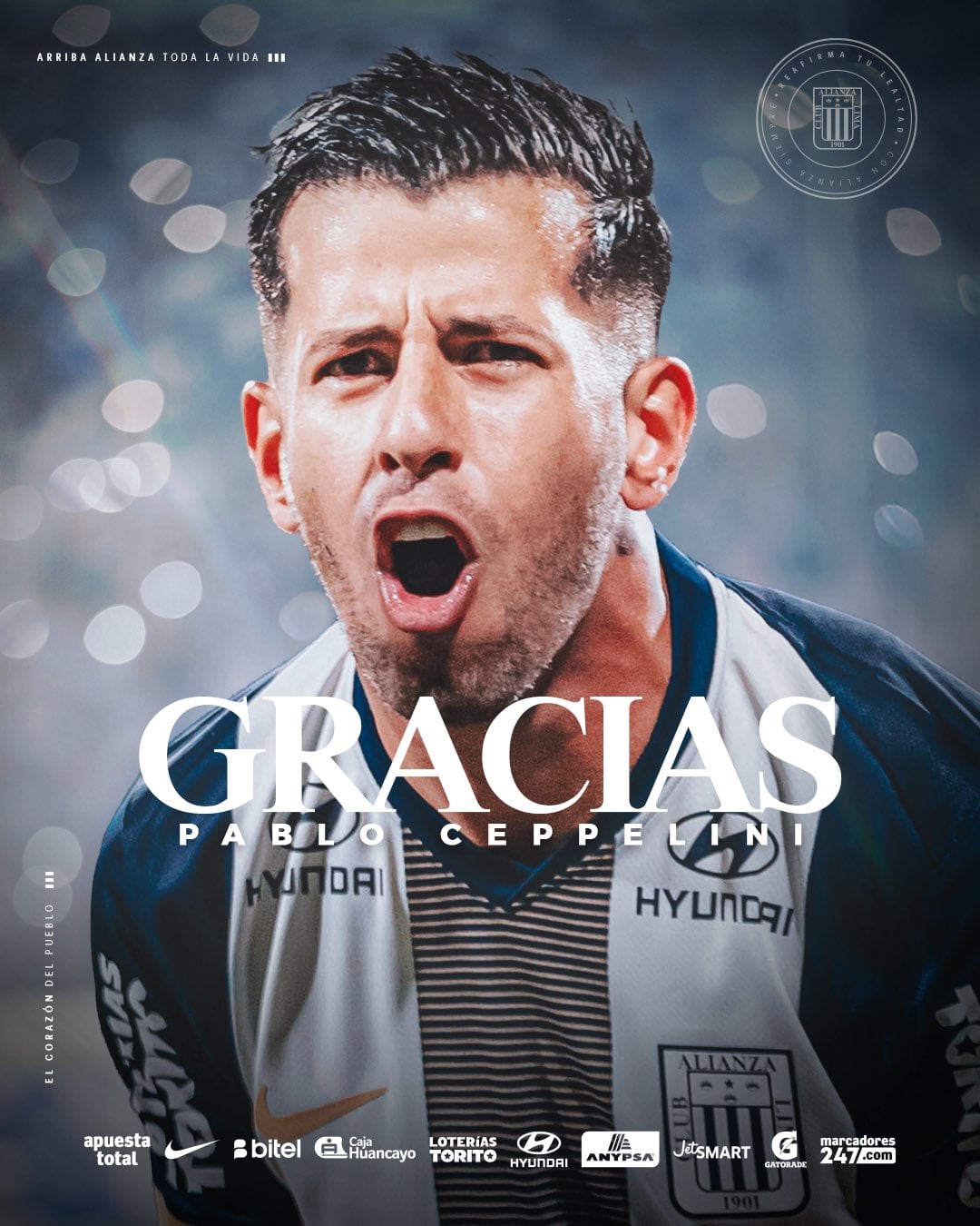 Uruguayo Ceppelini dejó de pertenecer a Alianza Lima. (Alianza Lima)