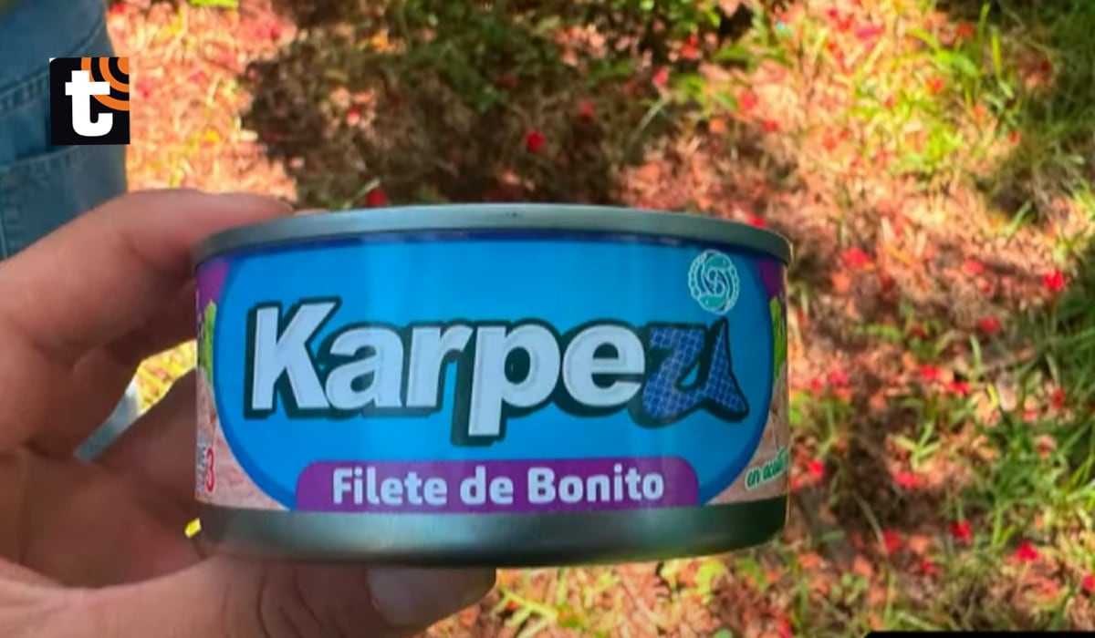 La conserva que consumieron los pequeños y que los intoxicó.