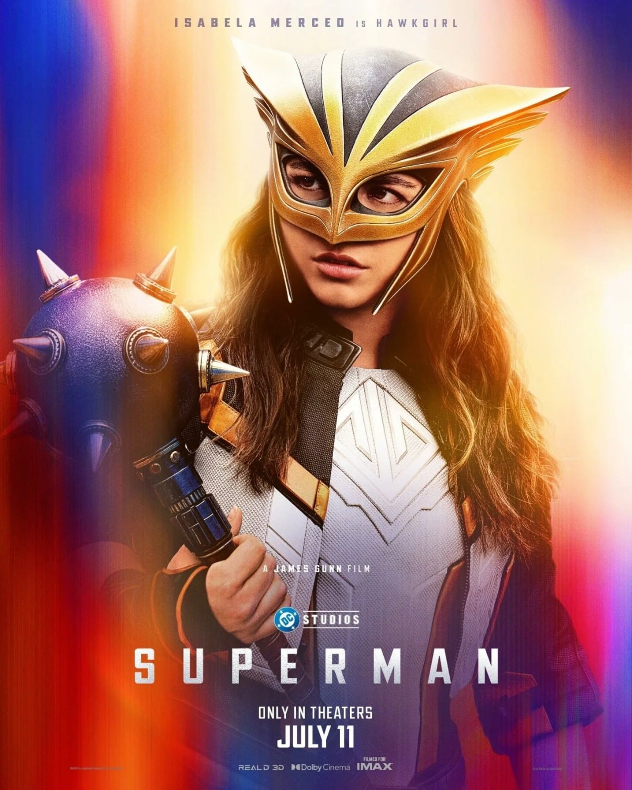 Isabela Merced como Hawkgirl. Foto: DC Studios.