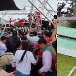 Escenario se desploma en cierre de campaña en Cajamarca