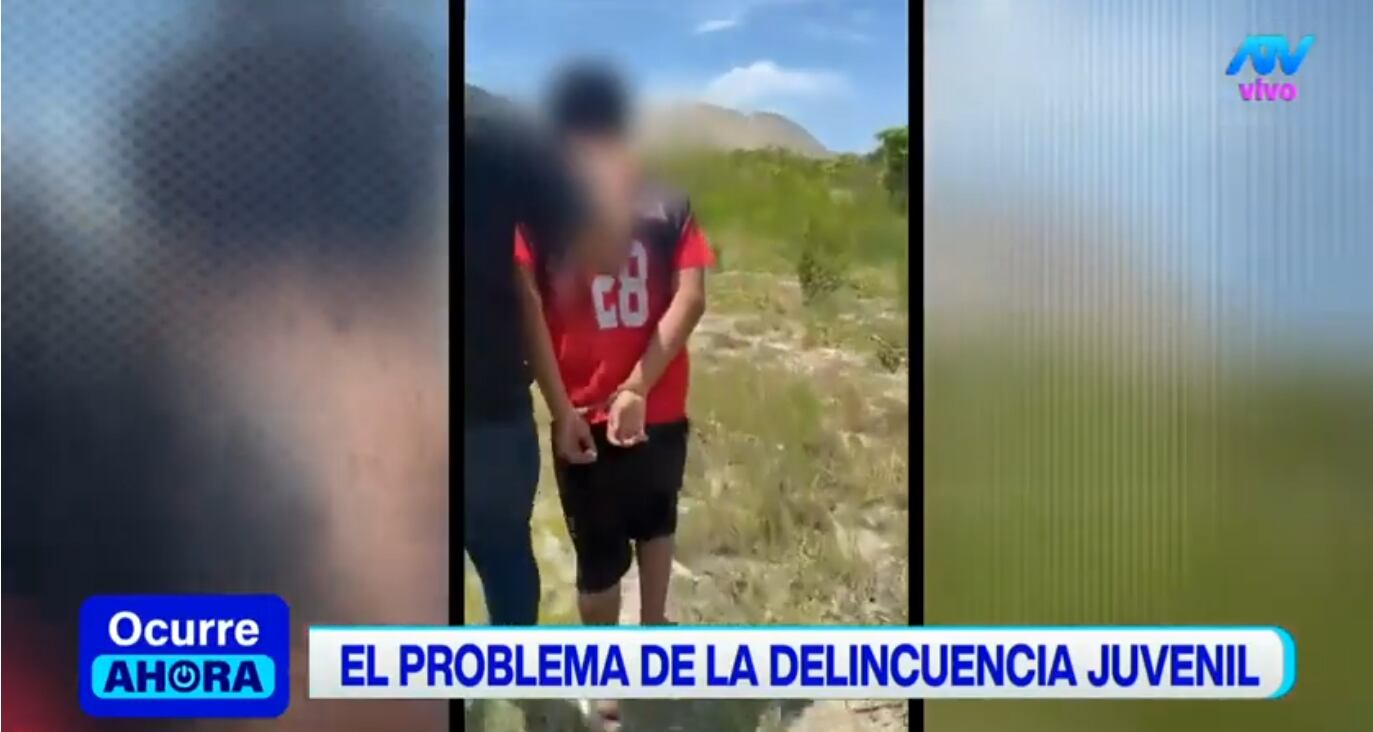 Adolescente de 13 años es entregado por su madre, al saber que participó en robo de mototaxi en Casma.