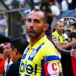 Hernán Barcos: así fue su saludo con Álex Valera en el Monumental