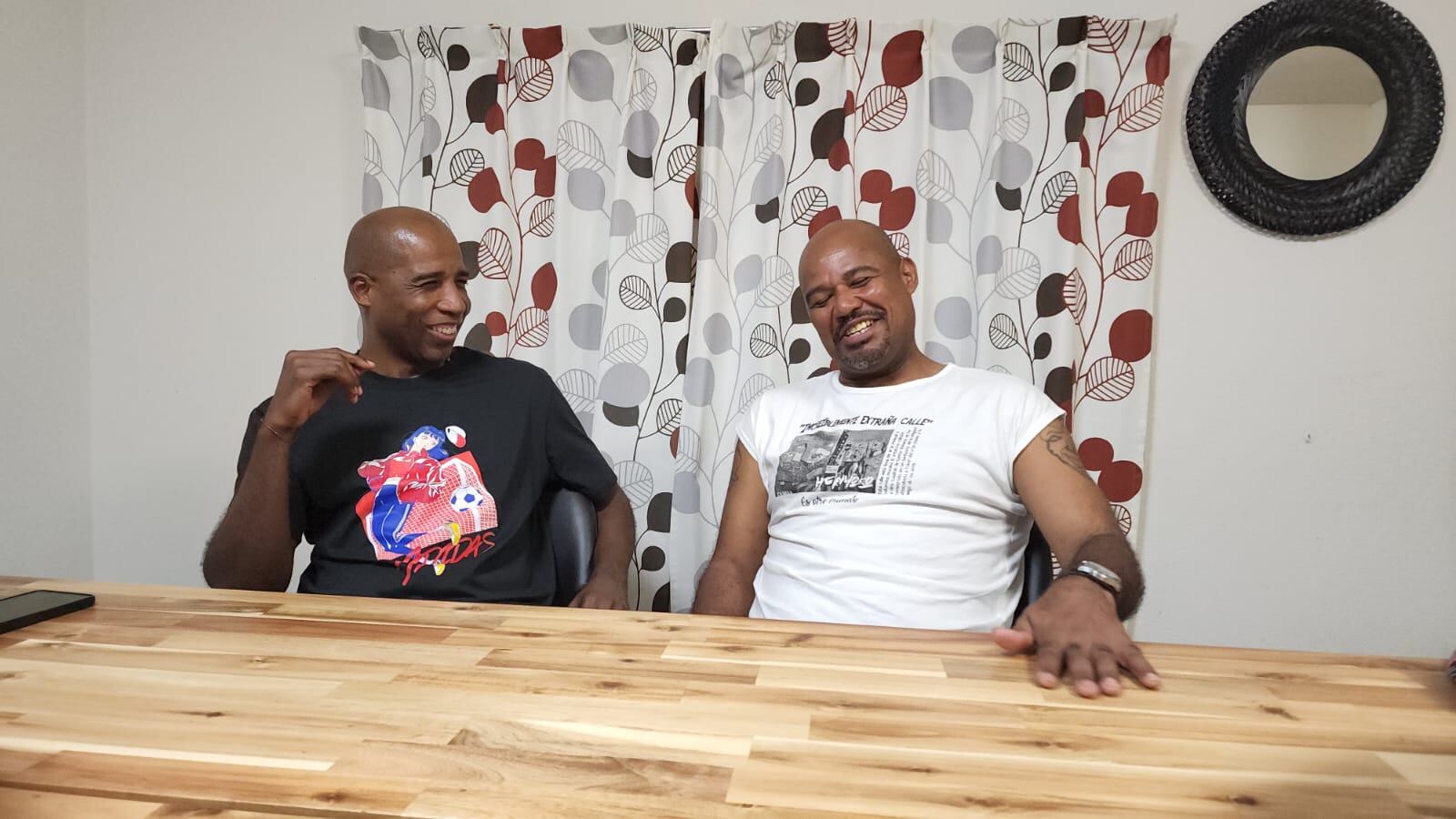 ‘Cuto’ Guadalupe se reencontró con el exfutbolista Rafael Gallardo