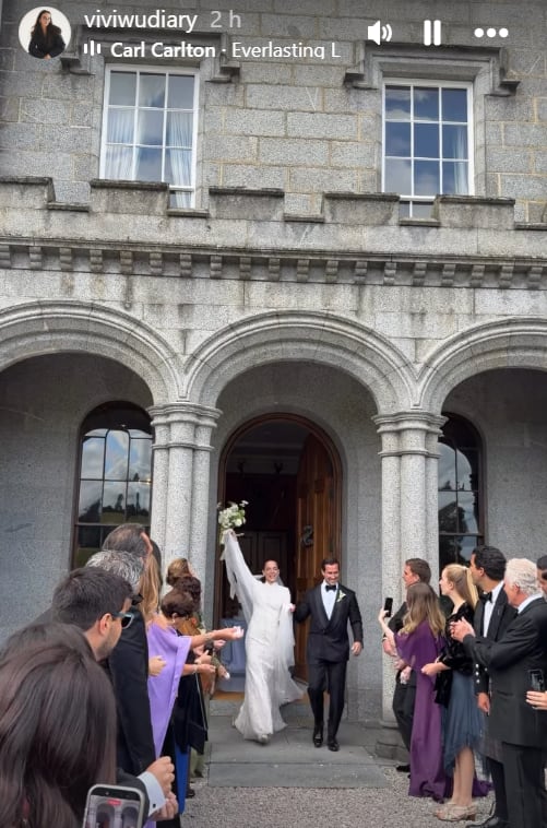 Carolina Braedt se casó por religioso con Javier Millership en castillo en Escocia.