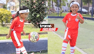 Tiene 5 años y ya es toda una goleadora: conoce la historia de Arya Huarcaya