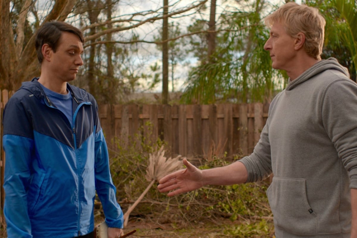 William Zabka y Ralph Macchio en la temporada 4 de "Cobra Kai". (Foto: Netflix)