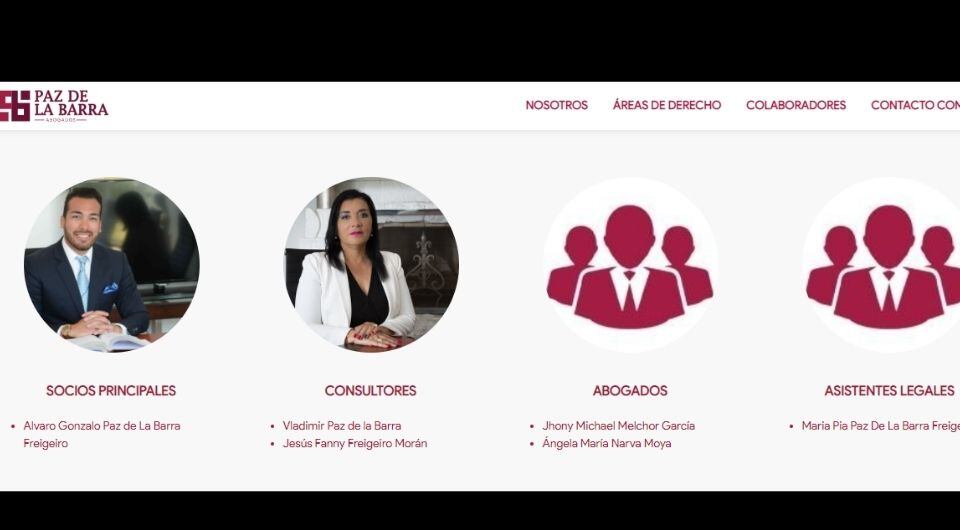 Mamá de Álvaro Paz de la Barra es consultora en el estudio de abogados Paz de la Barra
