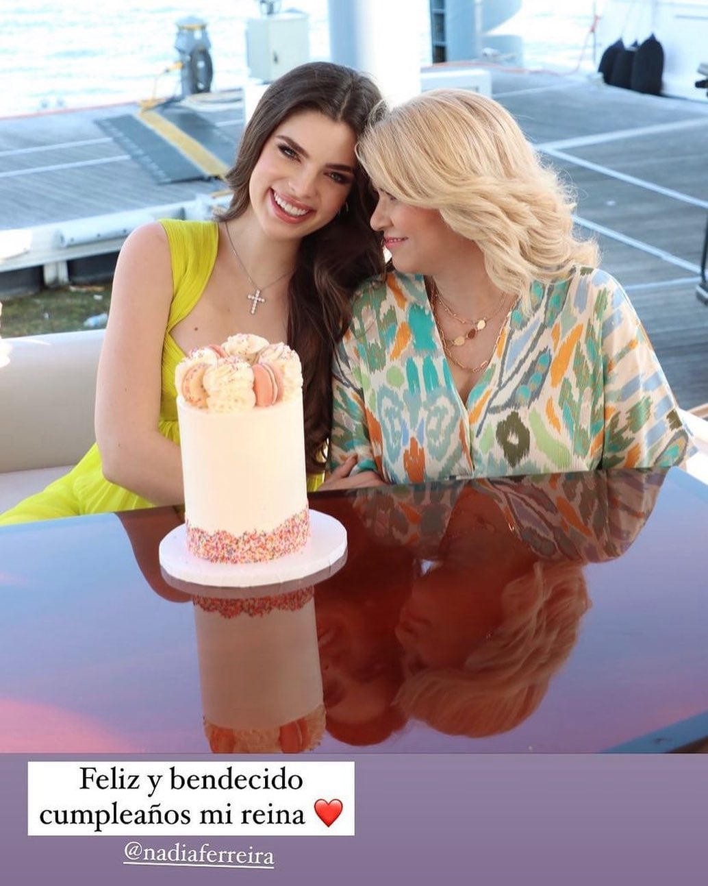 Nadia Ferreira recibió una sentida dedicatoria de parte de su madre (Foto: Ludy Ferreira / Instagram)