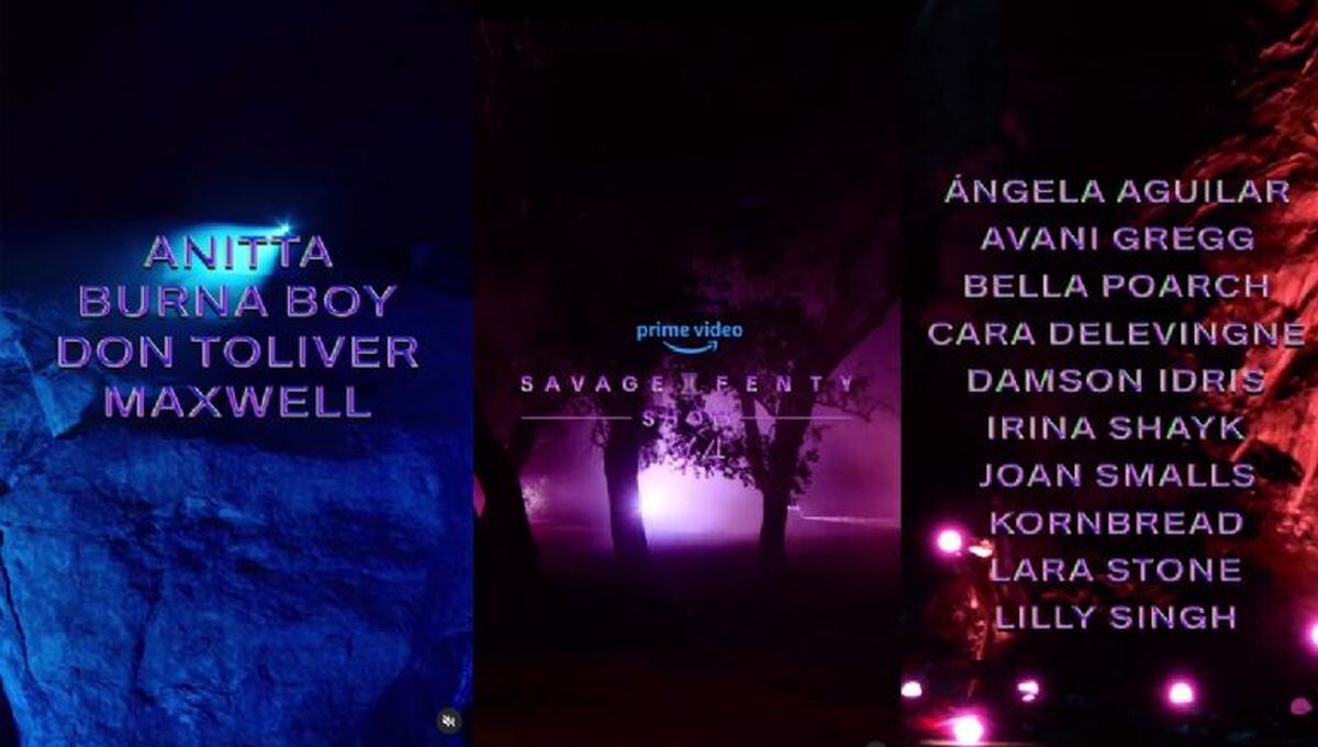 El anuncio a través de las redes sociales de Rihanna y Amazon (Foto: @badgalriri / Instagram)