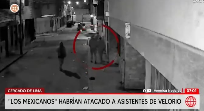 Cámaras captaron a los sicarios que atentaron contra velorio.