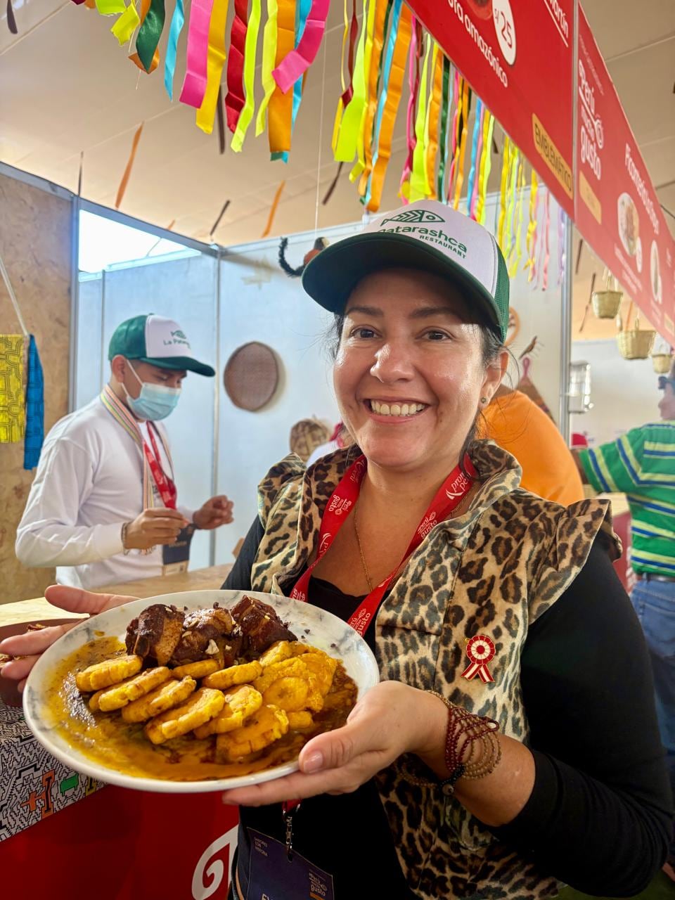El sabor de Tarapoto llegó a la feria. Foto: K. Gines.