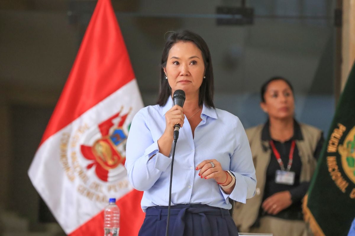 Keiko Fujimori anunció un incremento progresivo de las pensiones y la ampliación de Pensión 65 desde 2027. Foto: Presidencia.