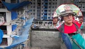 ¡Tragedia en San Miguel! Obrero muere sepultado tras derrumbe en obra de edificio y otros dos resultan heridos