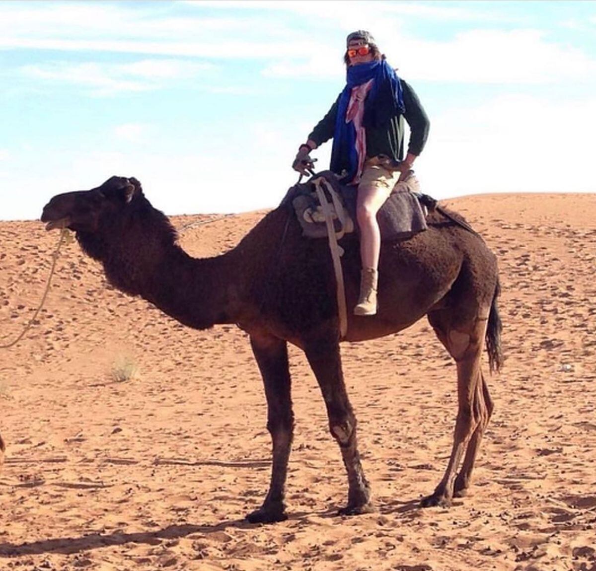 Durante su viaje a Marruecos (Foto: Bosco Blach Martínez-Bordiú / Instagram)