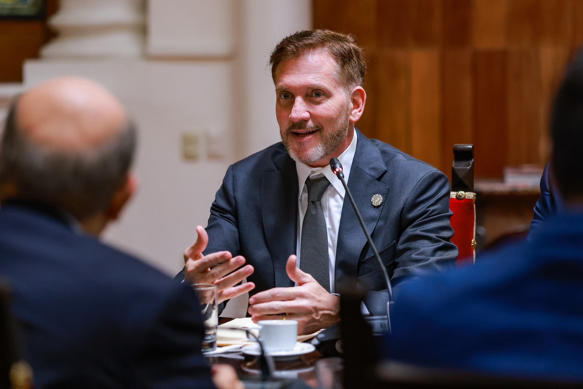 Alejandro Domínguez llega a Lima la próxima semana para final de Copa Libertadores. (Foto: Presidencia del Perú)